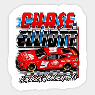 Chase Elliott Ash LLumar Finish Line Sticker